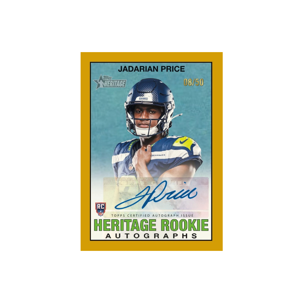 2026 Topps Heritage Football Hobby Box