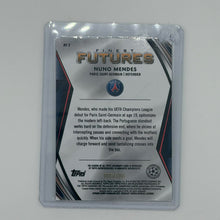 Nuno Mendes Paris SG CL Soccer Topps 2022 Finest Futures Auto /99