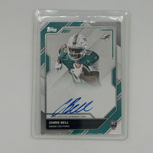 Chris Bell Miami Dolphins NFL Football Topps 2026 Flagship First Signatures Auto