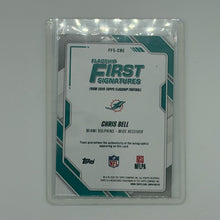 Chris Bell Miami Dolphins NFL Football Topps 2026 Flagship First Signatures Auto