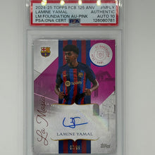 Lamine Yamal FC Barcelona La Liga Soccer Topps 2024 La Masia Auto /99 PSA 10