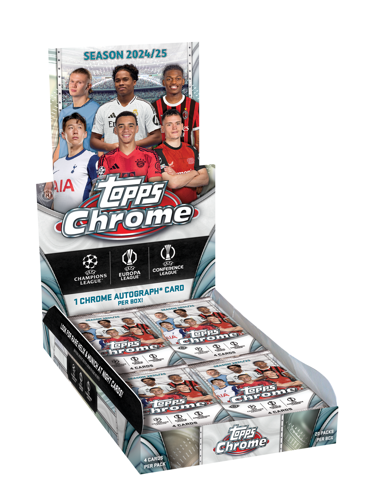 2024-25 Topps Chrome® UEFA Club Competitions - Hobby Box