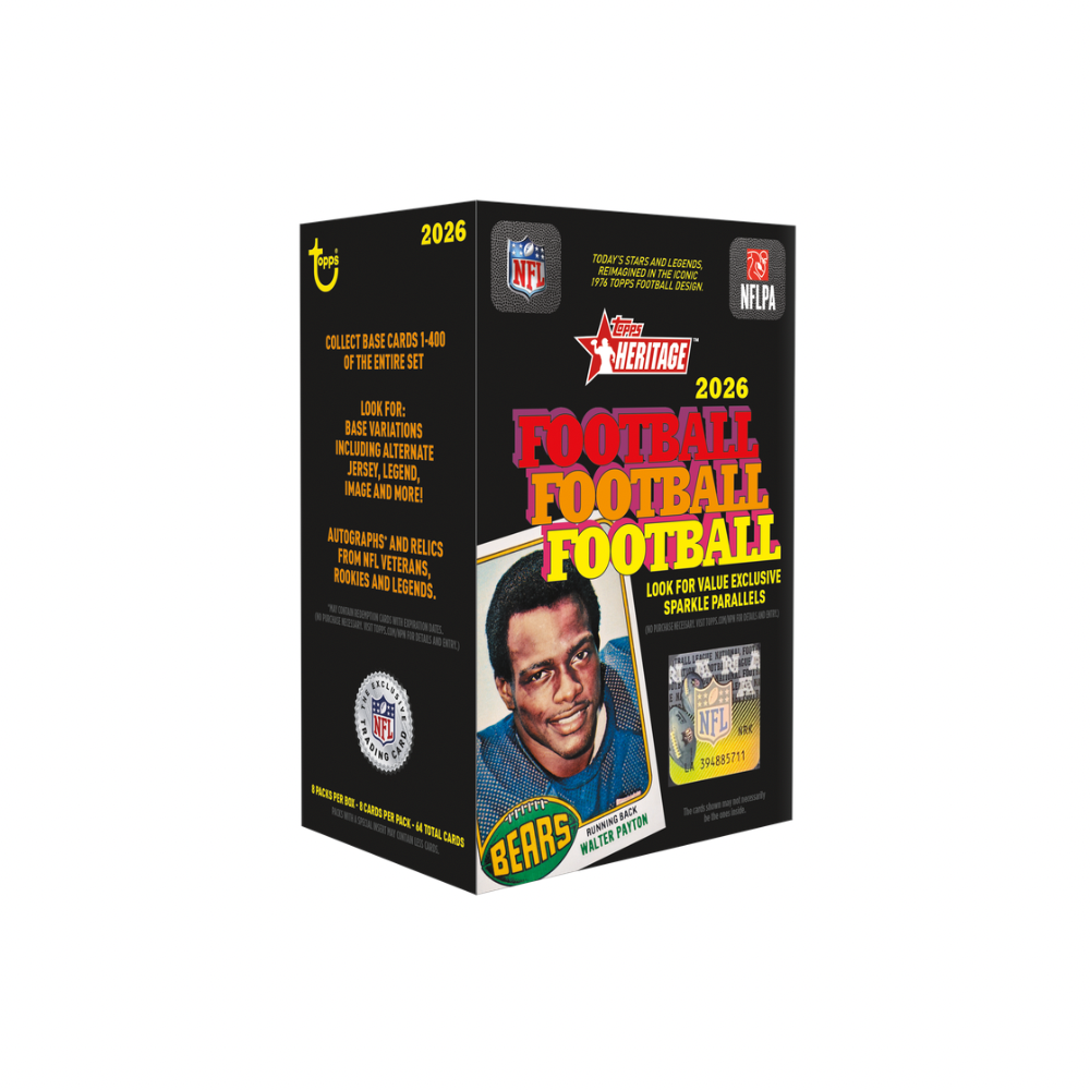 2026 Topps Heritage Football Value Box
